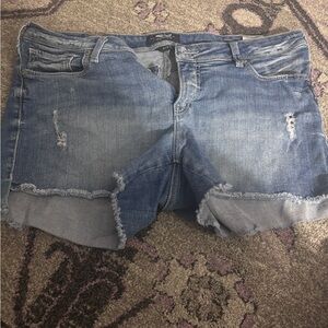 Silver women’s shorts